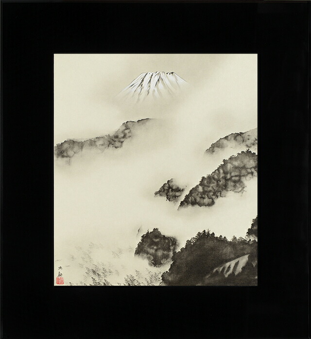 楽天市場】横山大観 正気放光 複製画 巧芸画 額 掛け軸 10号 大塚巧藝