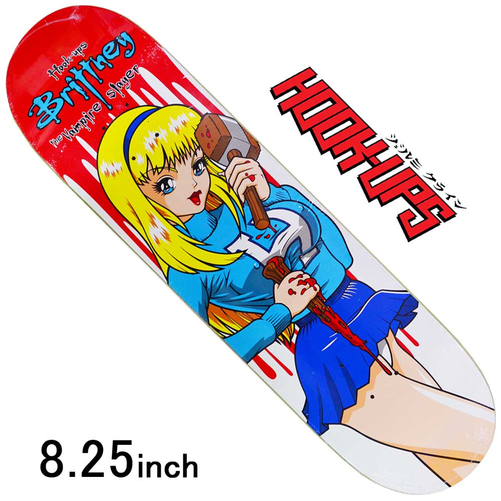楽天市場】8.25インチ フックアップス スケボー デッキ 板 Hook Ups