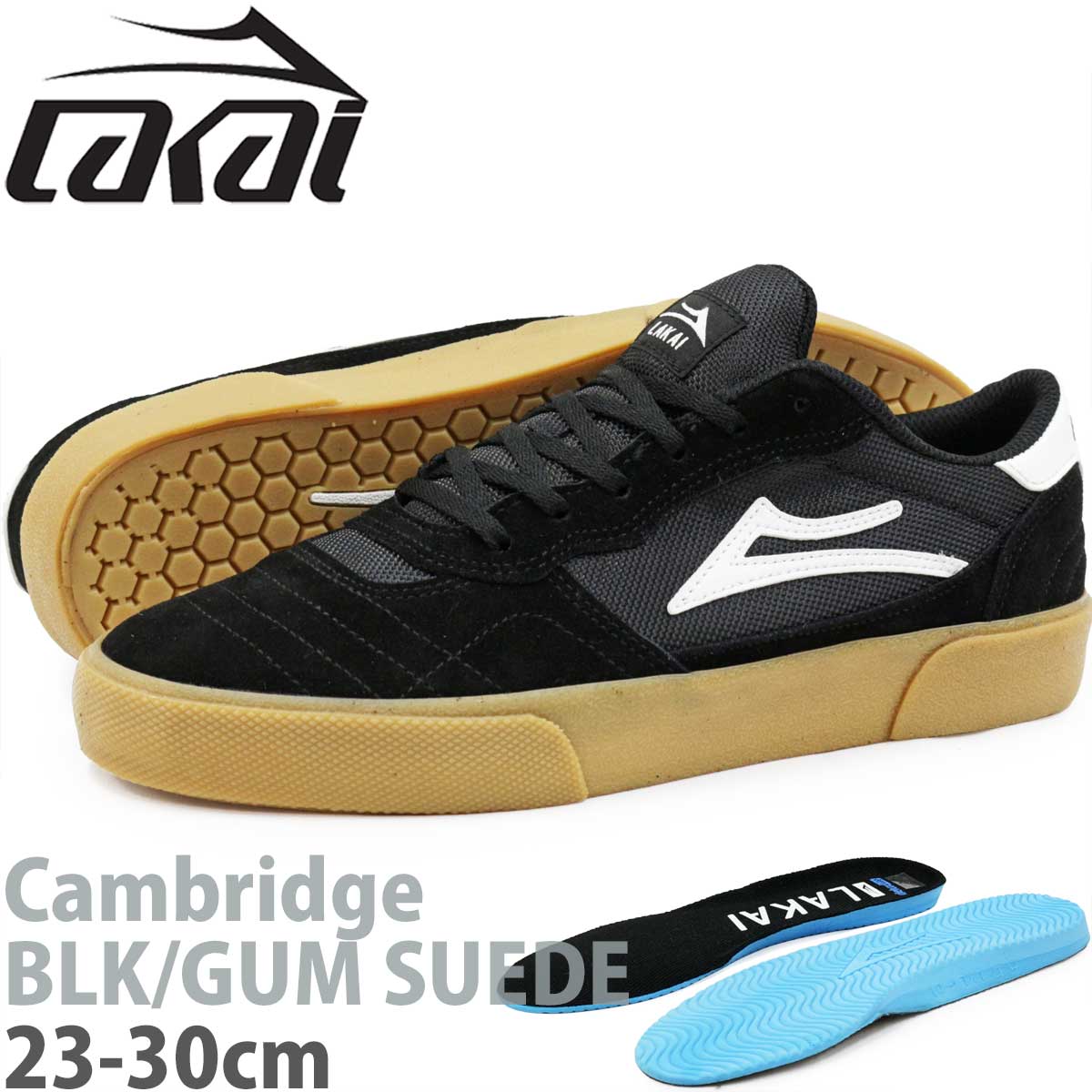 楽天市場】ラカイ ケンブリッジ │23-30cm│ スケボー シューズ Lakai