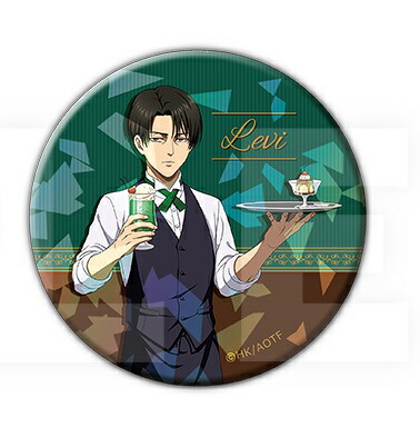 楽天市場】【売り切れ】進撃の巨人 リヴァイ ホログラムビッグ缶バッジ