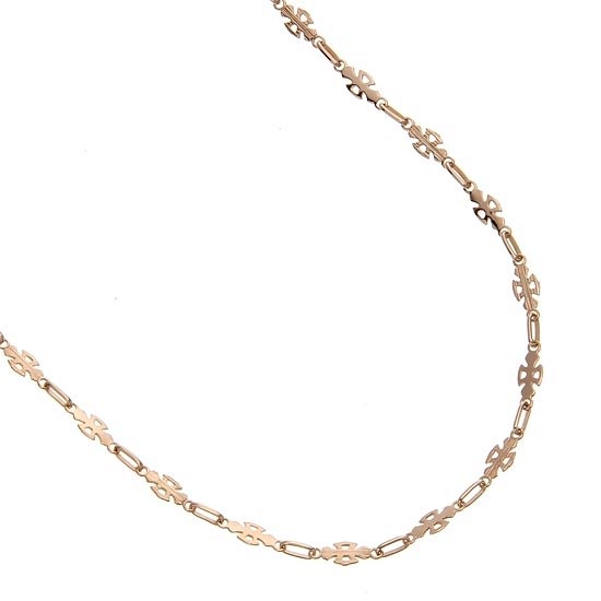 楽天市場】ネックレス チェーン 18金 K18PG ピンクゴールド ツイスト