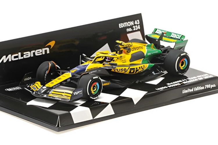 楽天市場】ミニチャンプス 1/43 マクラーレン MCL60 #4 9th モナコGP