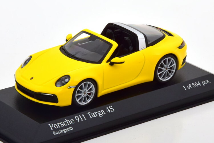 楽天市場】ミニチャンプス 1/43 ポルシェ 911 992 タルガ 4S 2020