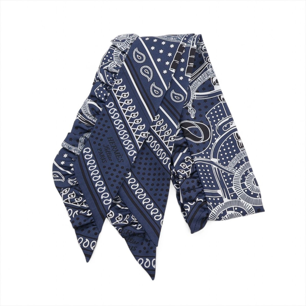 楽天市場】【未使用品】エルメス カレ55 バンダナ エプロンドール