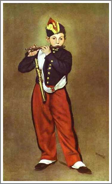 楽天市場】笛を吹く少年 エドゥアール・マネ作品 F8サイズ 工芸美術画