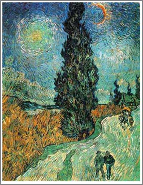 楽天市場】手描き 油絵 複製画 フィンセント・ファン・ゴッホ「糸杉と