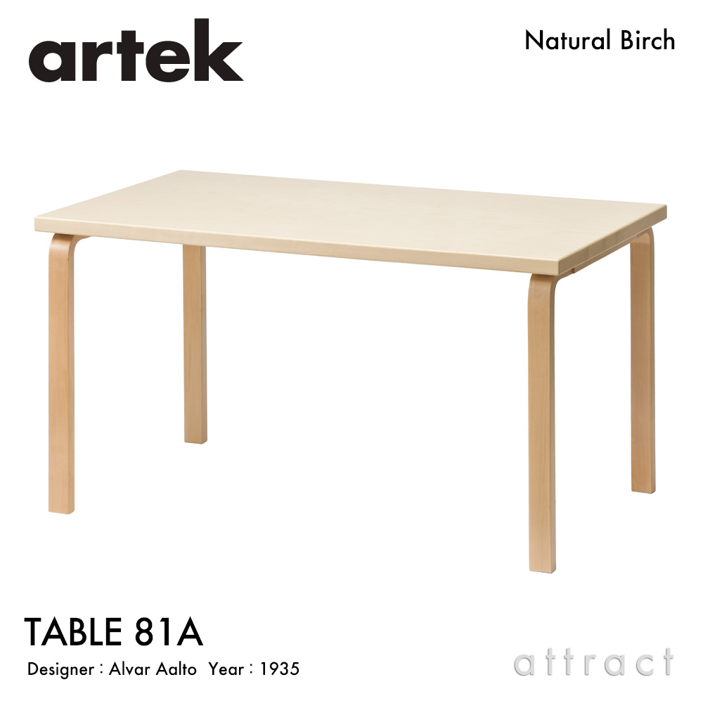 楽天市場】アルテック Artek TABLE 80A テーブル 80A サイズ：120×60cm