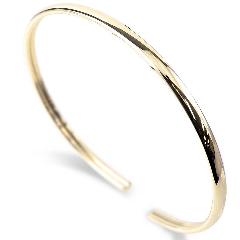 楽天市場】18金 バングル ブレスレット ゴールド 18k イエローゴールド