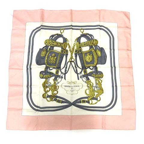 楽天市場】美品 エルメス HERMES カレ 90 スカーフ BRIDES de GALA