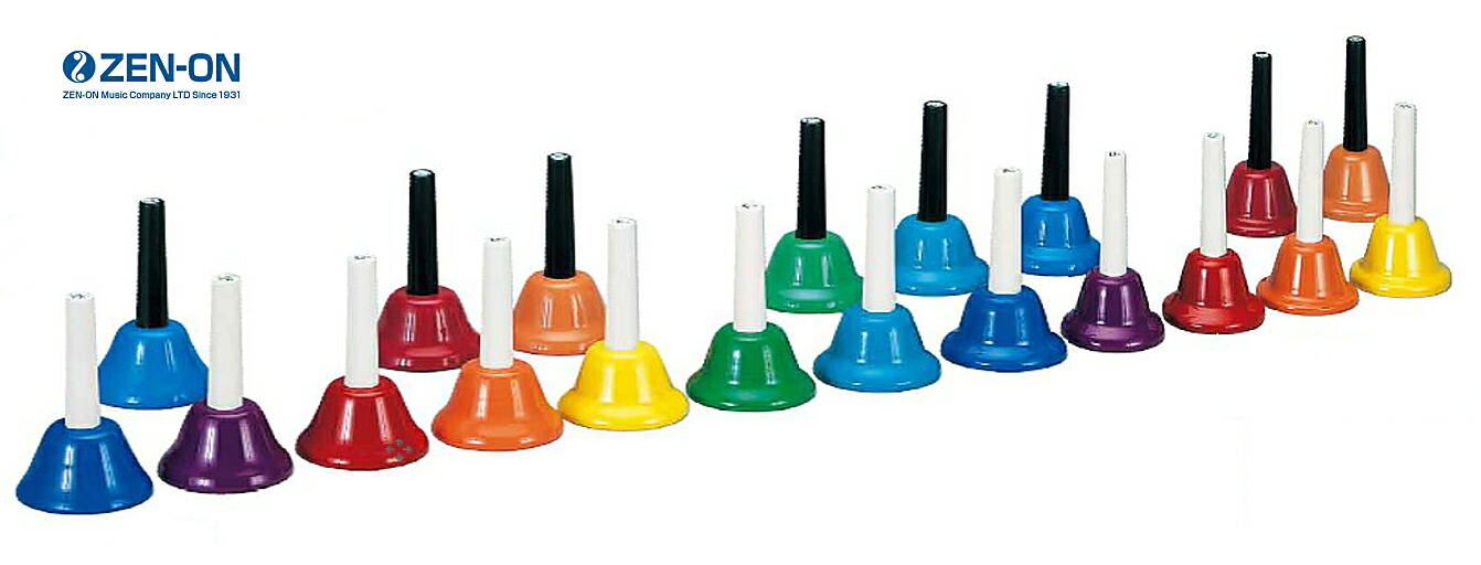 楽天市場】ゼンオン ミュージックベル ハンド式 CBR-20 ハンドベル 20