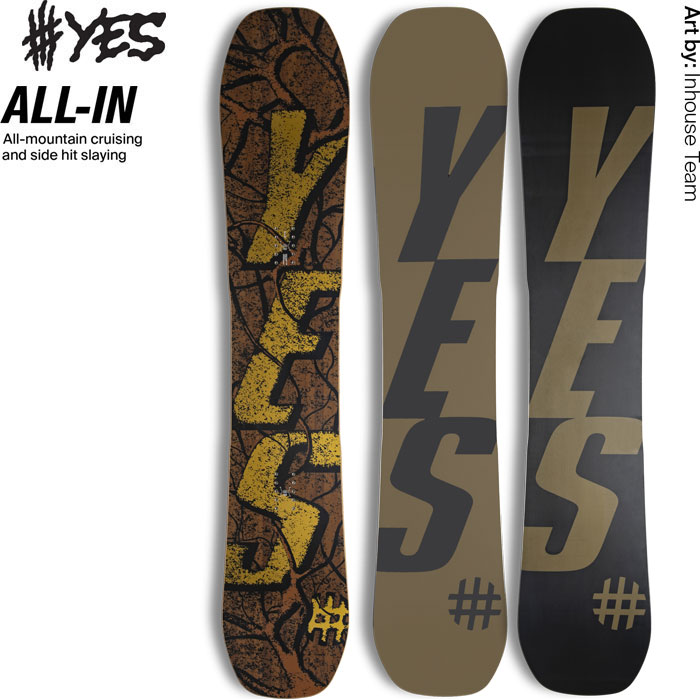 楽天市場】35%off ラスト1本 154 のみ 送料無料 スノー ボード 板 YES