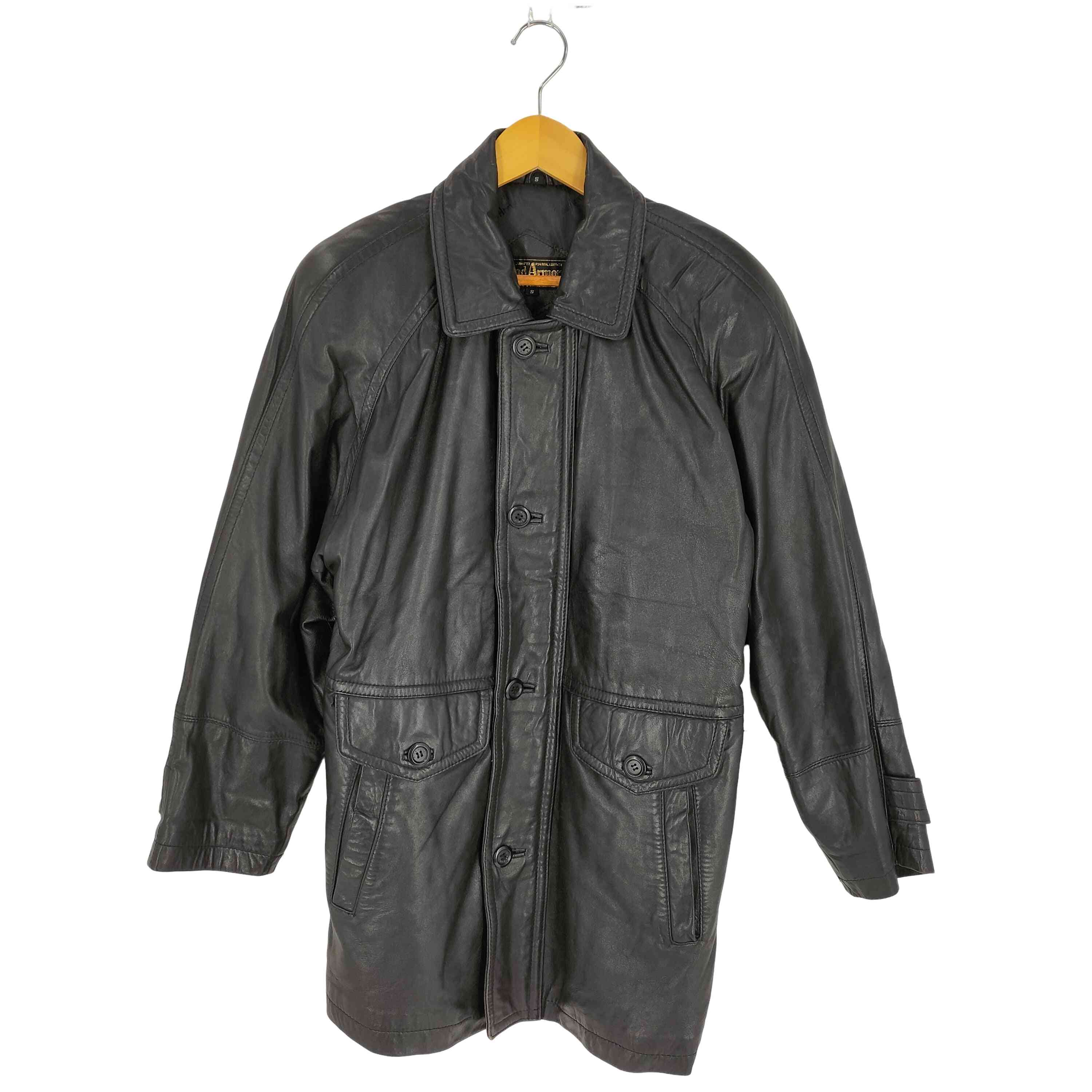 楽天市場】ウインドアーマー ラムレザージャケット カーコート メンズ