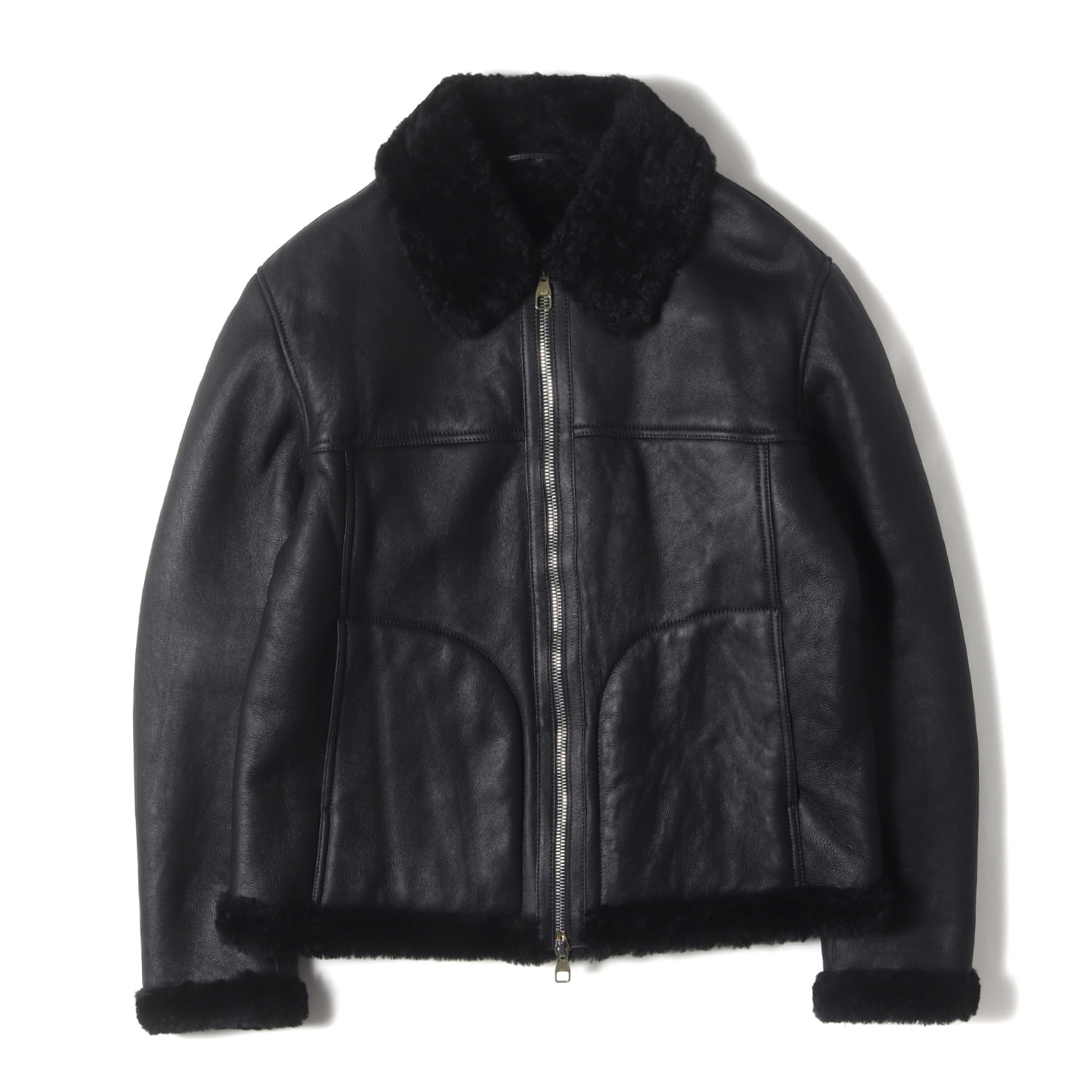 楽天市場】dunhill ダンヒル ムートン ジャケット サイズ:M ブラウン