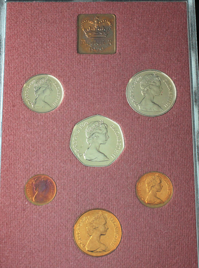 楽天市場】1970年 Proof 8枚Set 最終発行年 イギリス ロイヤルミント