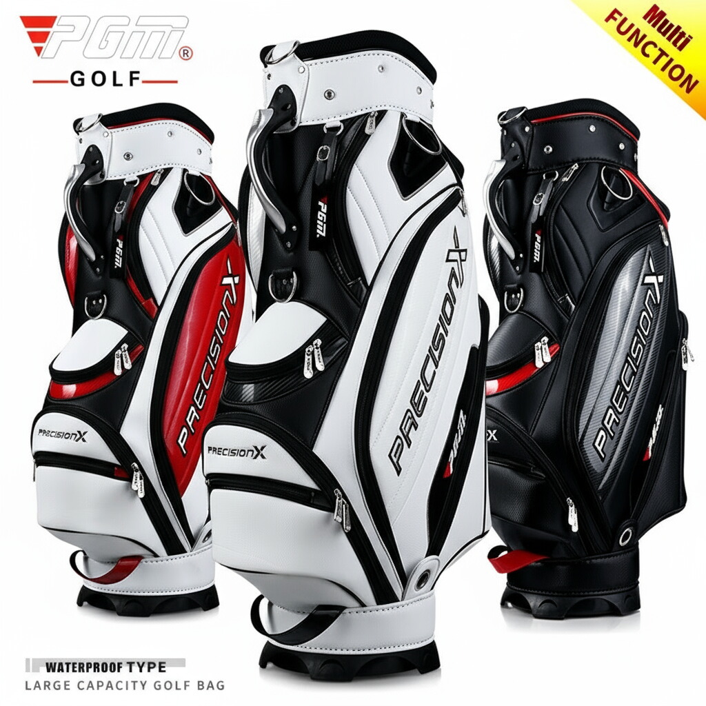 楽天市場】ホワイトオリジナルキャディバッグ！ゴルフキャディーバッグ