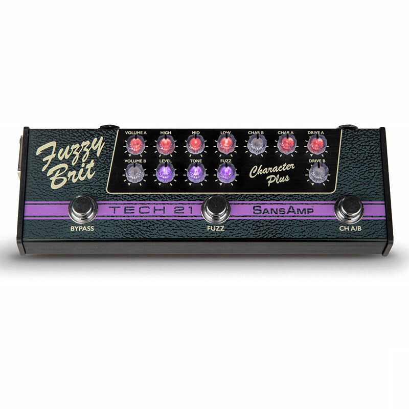 楽天市場】TECH21 SansAmp CHARACTER PLUS SERIES Screaming Blonde