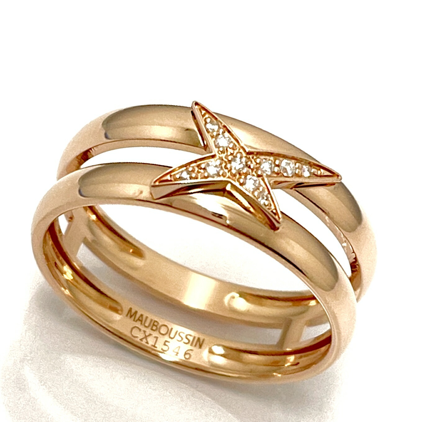 楽天市場】モーブッサン スプティル エテルニテ フルダイヤ リング 7.5