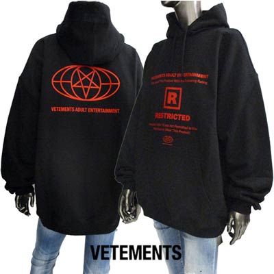 楽天市場】ヴェトモン VETEMENTS メンズ トップス パーカー フーディー