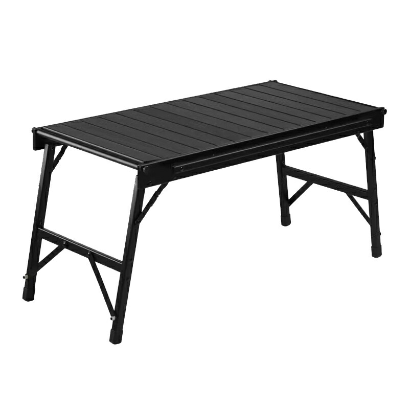 楽天市場】キャンプテーブル フォールディング アルミウッドロー