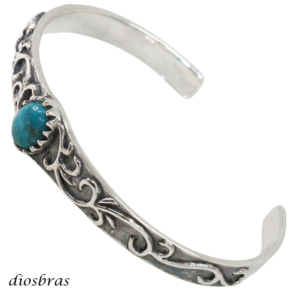 楽天市場】シルバーバングル シルバーアクセサリー ターコイズ