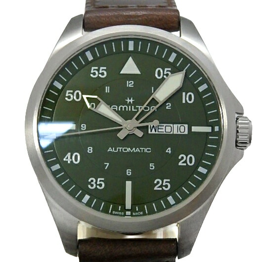 楽天市場】【中古】HAMILTON H776121 カーキ アビエーション ETO