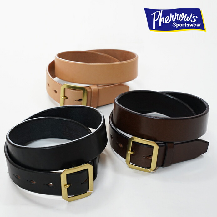 楽天市場】PHERROW'S（フェローズ）U.K.サドルレザーベルト・シングル