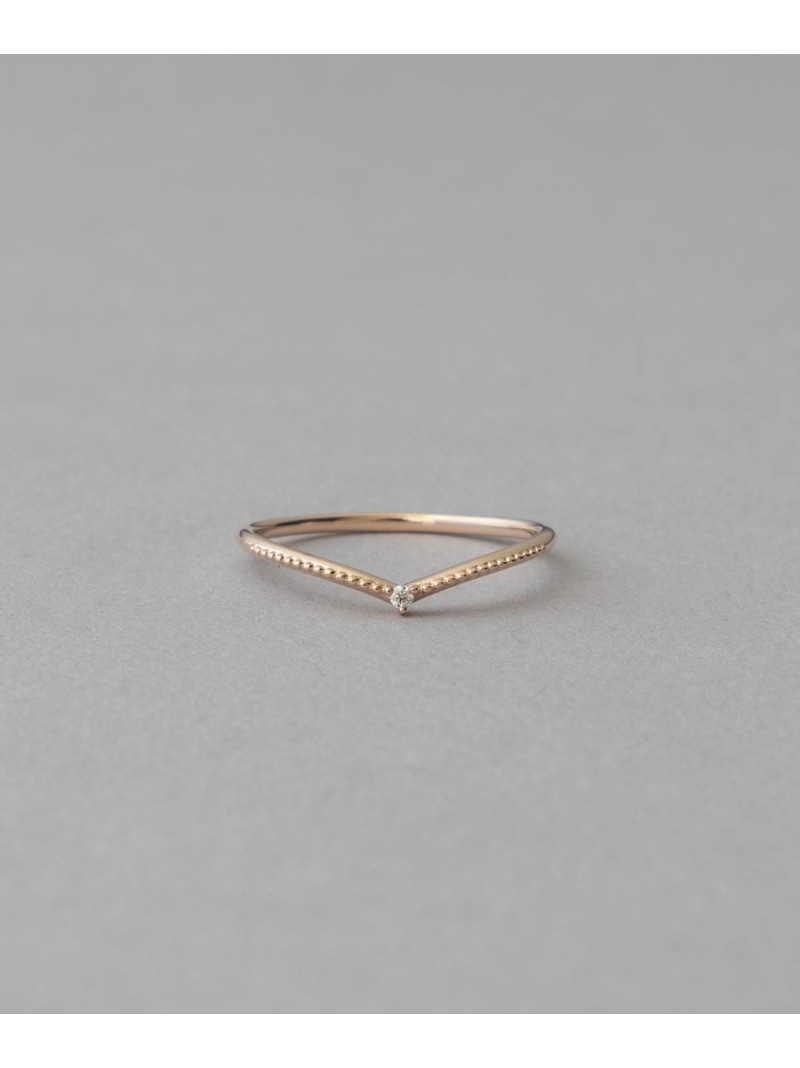 楽天市場】[レイヤード] K10YG ブラウンダイヤモンド リング ete エテ