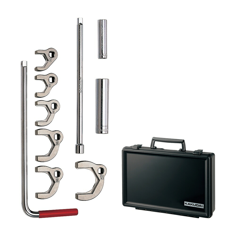 楽天市場】カクダイ 立形金具しめつけ工具セット(ケース入り) 603-400