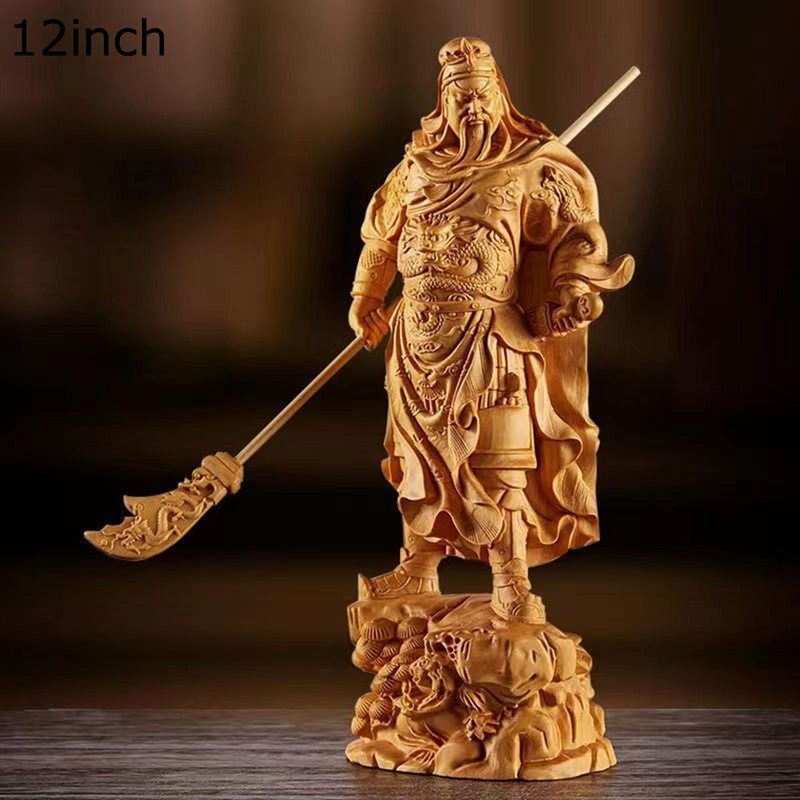 楽天市場】関羽 像 風水 置物 関羽像 財神関羽 銅製 高さ24．5cm