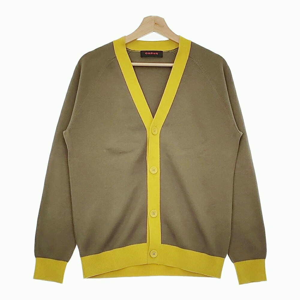 楽天市場】CABaN 59020402004 コットンカシミヤバイカラーVネック