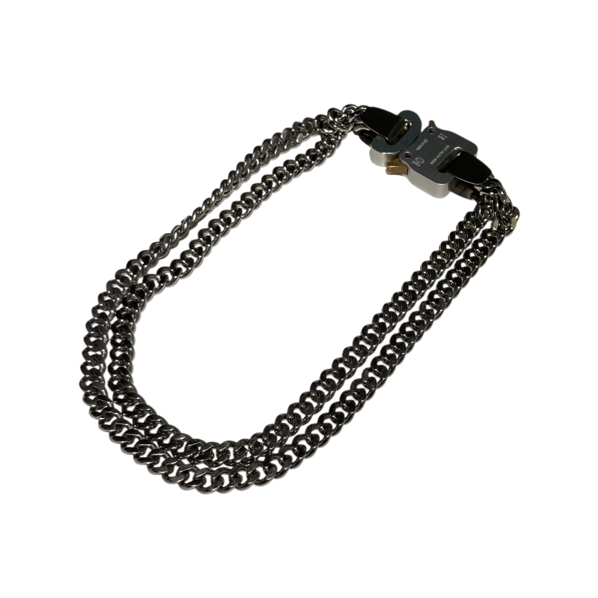 楽天市場】美品 アリクス ALYX チェーンネックレス 黒 46cm