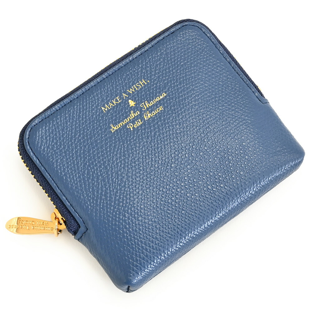 楽天市場】サマンサタバサ 財布 小銭入れ コインケース ファスナー 紺