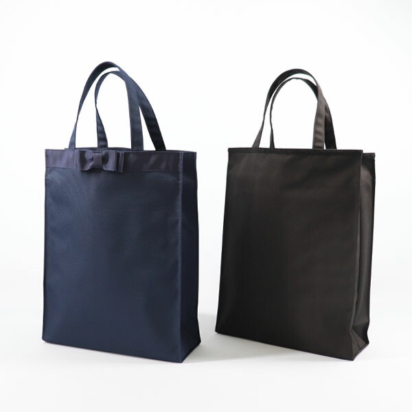 楽天市場】【在庫限り】お受験 バッグ 横型トートバッグ リボン