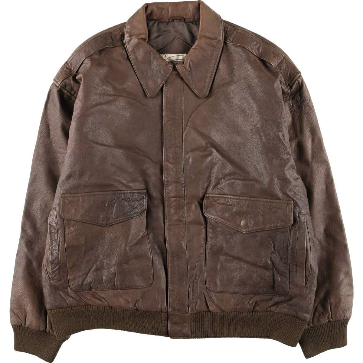 楽天市場】90年代 JOHN ASHFORD レザージャケット ブラック (メンズ L