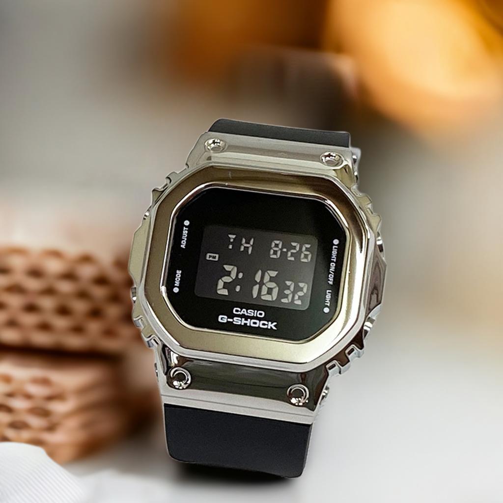 楽天市場】カシオ Gショック ミッドサイズ メタルカバード ゴールド