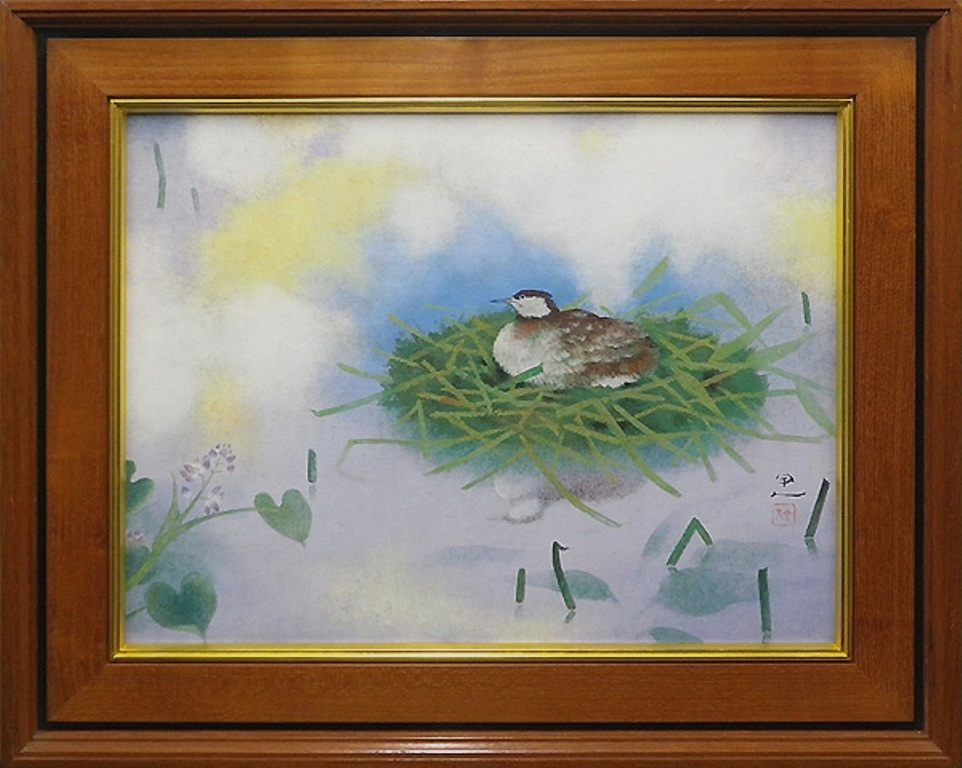 楽天市場】中野嘉之 秋小禽 日本画10M : ギャラリーダッドアート