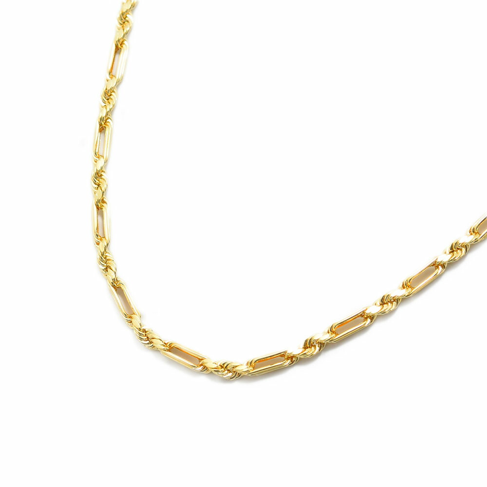 楽天市場】フィガロロープチェーン K18 ネックレス フィガロ ロープ