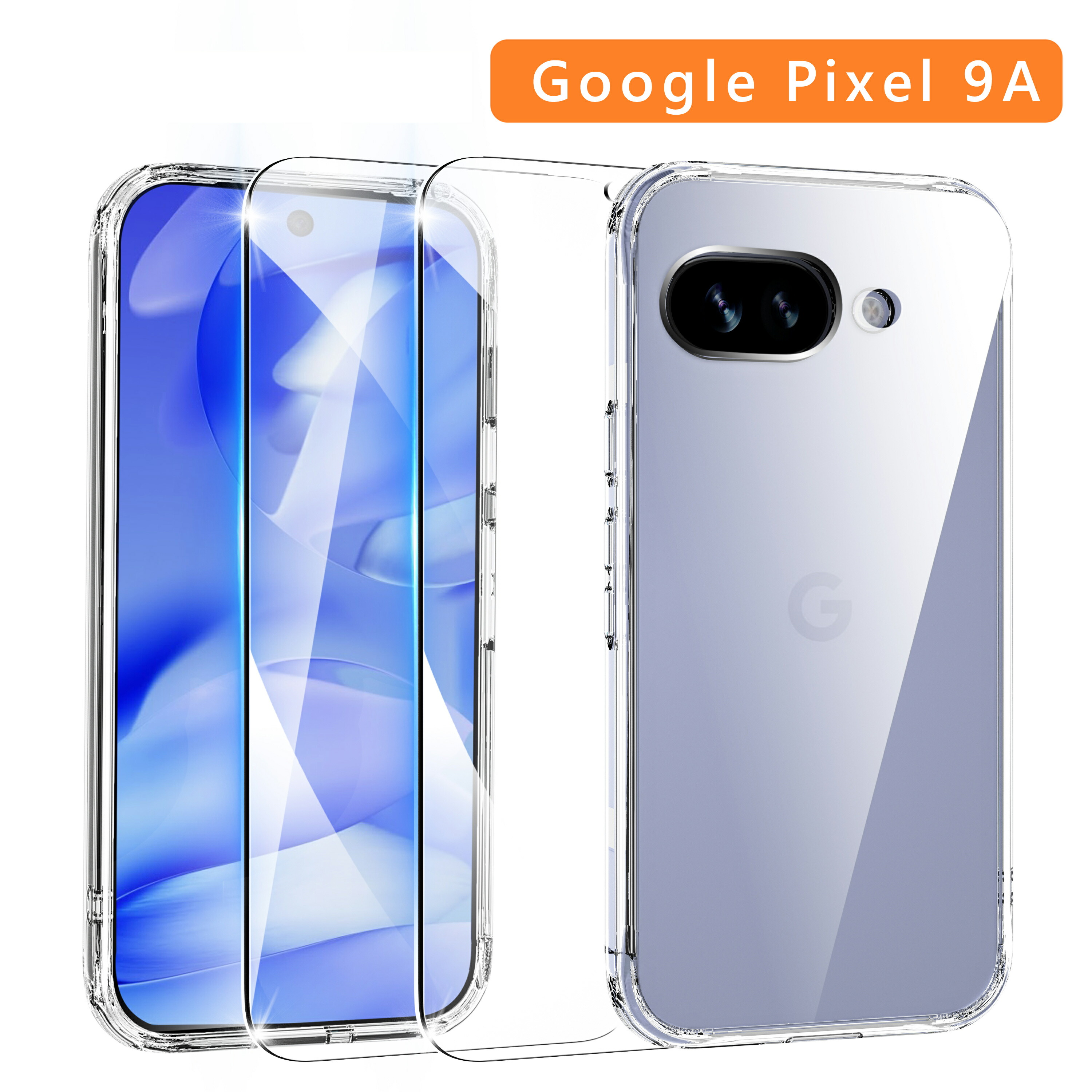 楽天市場】Google Pixel 9a ケース + ガラスフイルム付き（2枚入