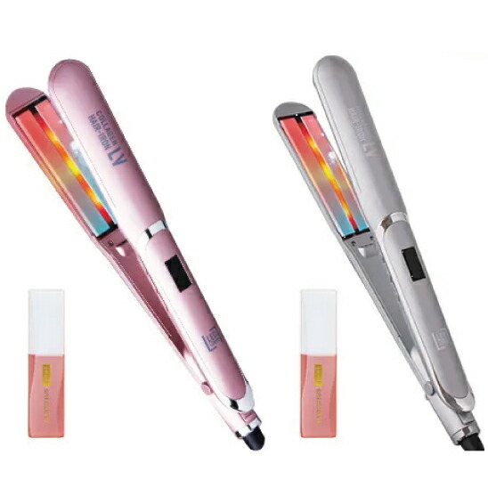 楽天市場】COLLAGEN HAIR-IRON LV コラーゲンヘアアイロン LEDラバー