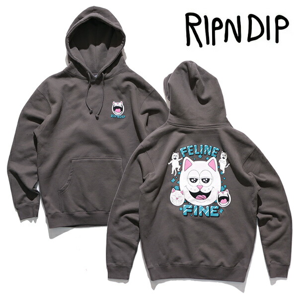 楽天市場】リップンディップ パーカー RIPNDIP スウェット プル