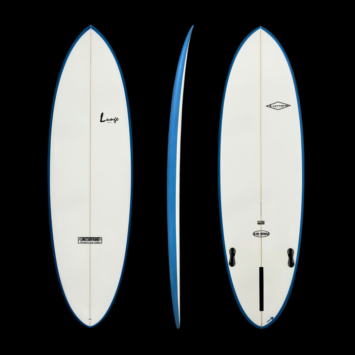 楽天市場】LUNGE KITE TWINミッドレングスサーフボード EPS オレンジ