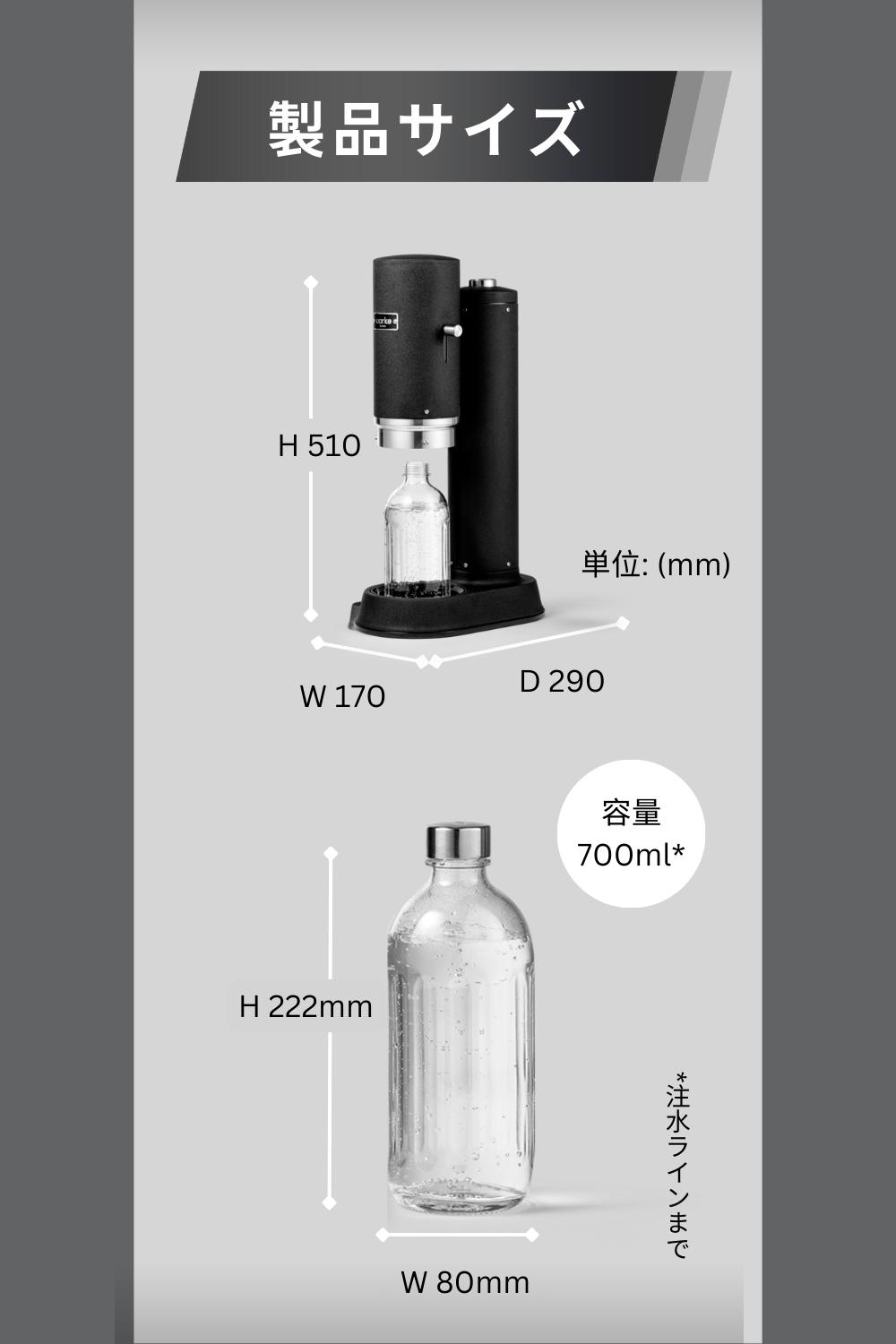 楽天P10倍】aarke アールケ カーボネーター プロ 【公式】片手で作れる