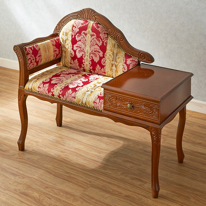 楽天市場】イタリア製 テレフォンベンチ 金華山 2色より選択クラシック