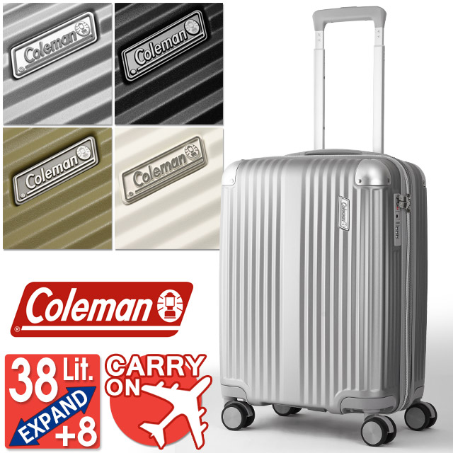楽天市場】コールマン スーツケース ハード 4輪 拡張型 56センチ 60
