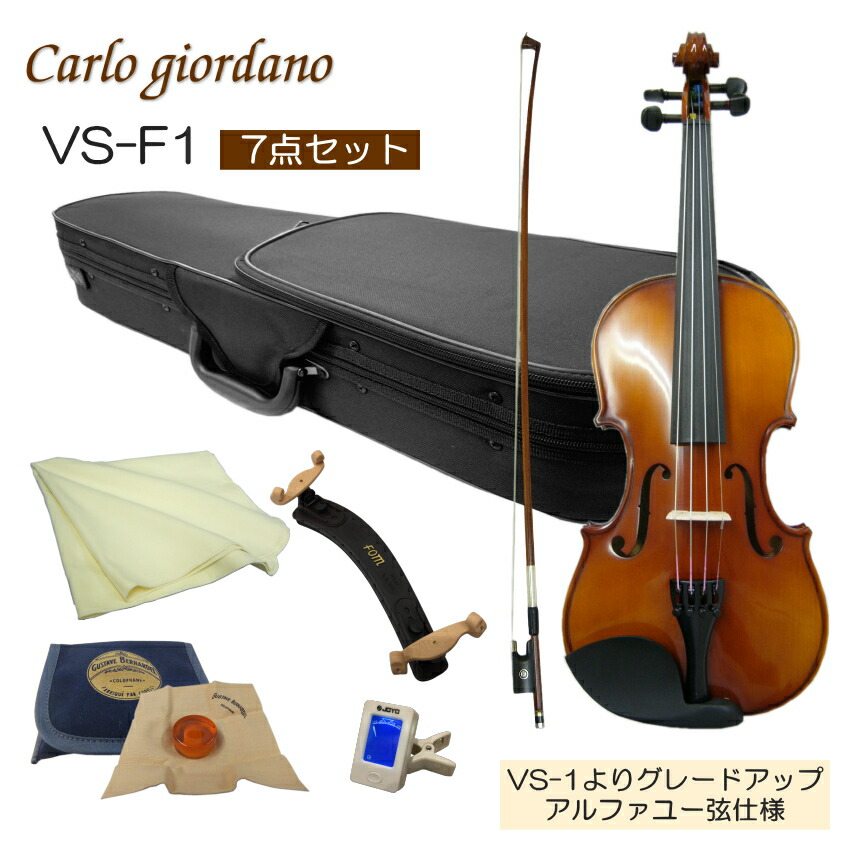 楽天市場】初心者向け バイオリン【調整後出荷】VS-F1 1/10サイズ「7点