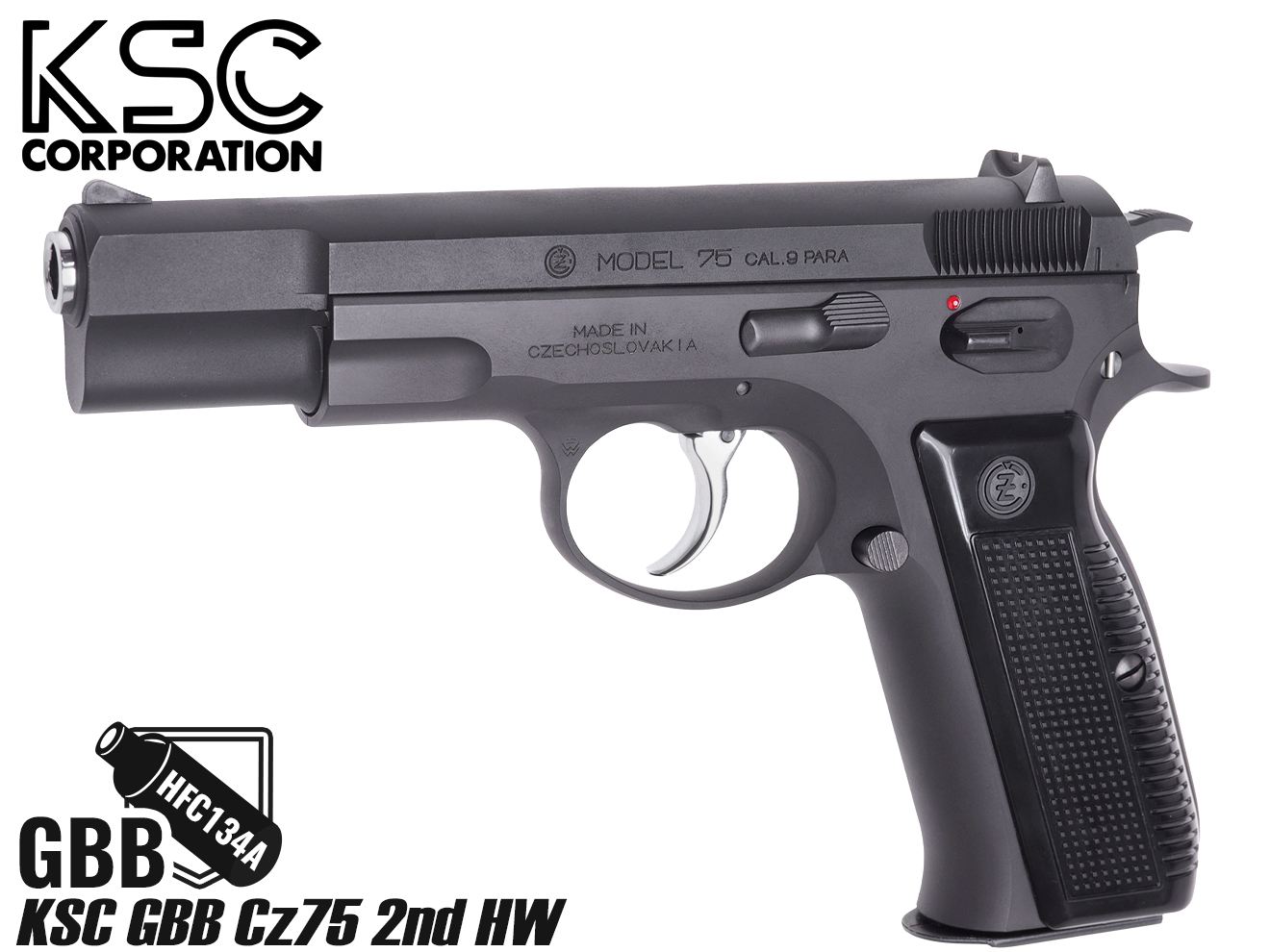 楽天市場】KSC Cz75 2nd システム7 HW ブラック（ガスブローバック本体