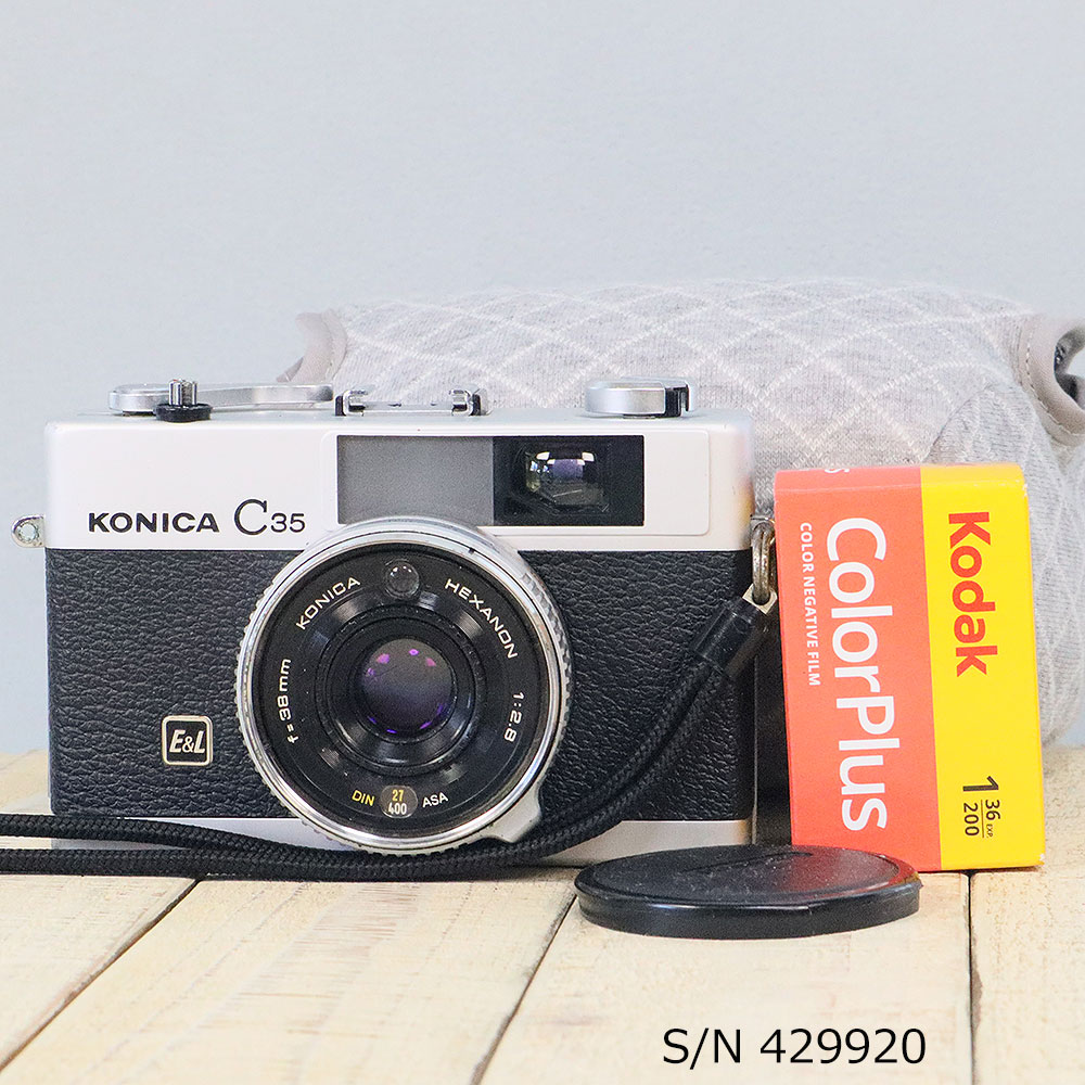 楽天市場】【整備済】【保証付 】 コニカ KONICA C35 Flashmatic S/N