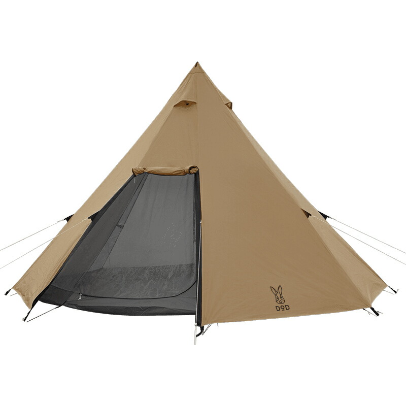 楽天市場】 DOD(ディーオーディー) ワンポールテント L用マット L BR