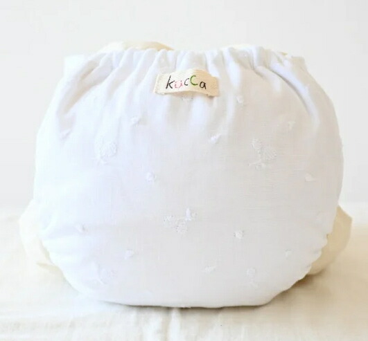 楽天市場】kucca オーガニック成形布おむつ マスタードドット10枚 送料