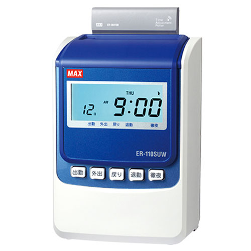 楽天市場】タイムレコーダー マックス ER-60SU MAX | 本体 タイム